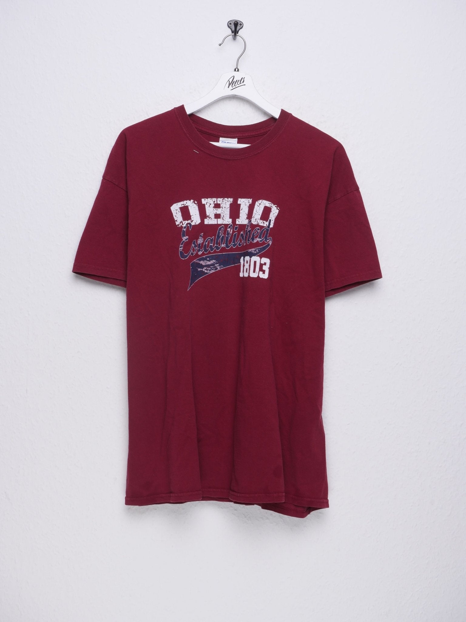 Ohio Spellout Vintage Shirt - Peeces