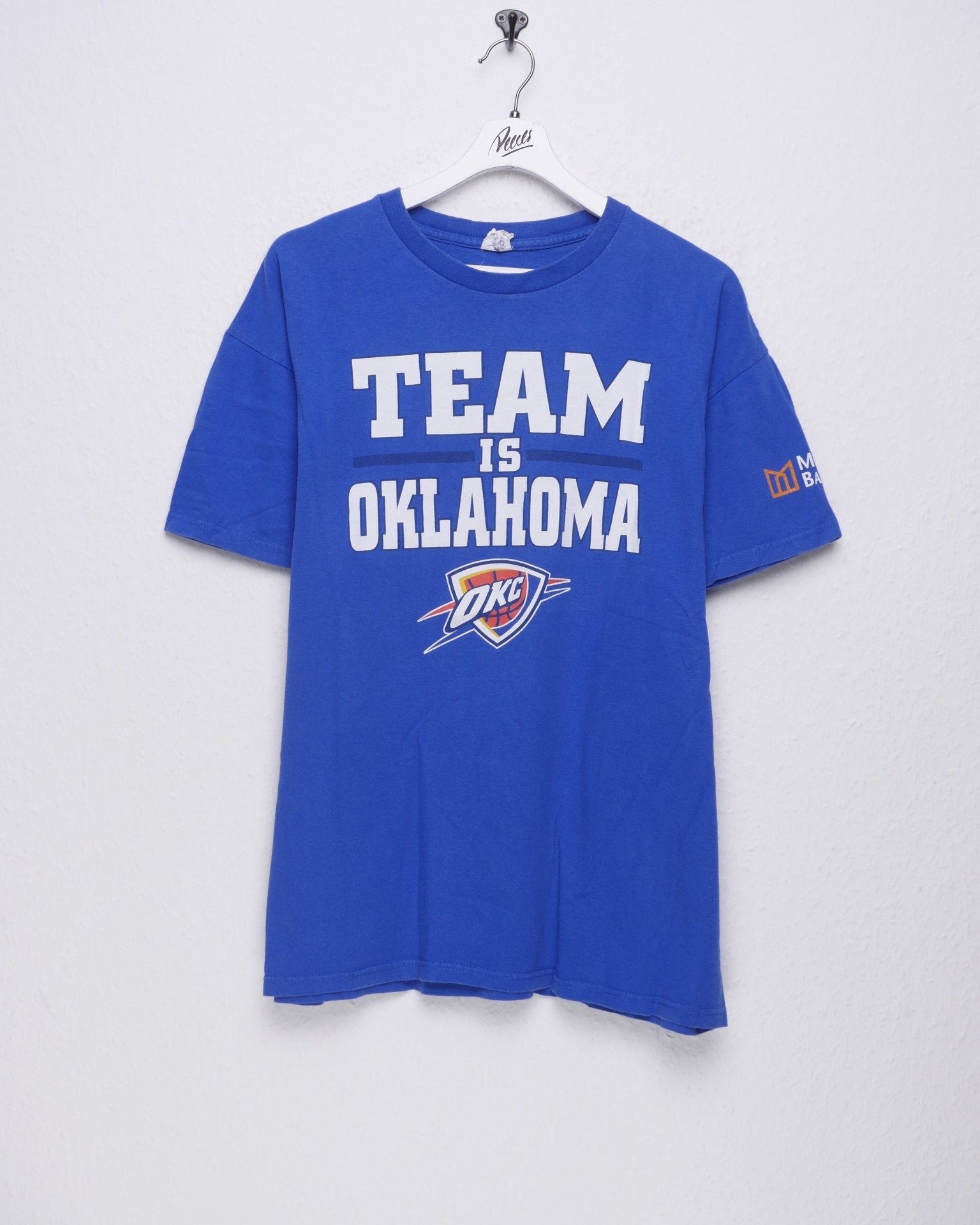 Oklahoma City Thunder printed Logo Shirt - Peeces