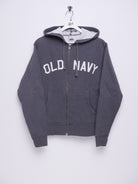 Old Navy embroidered Spellout Vintage Zip Hoodie - Peeces