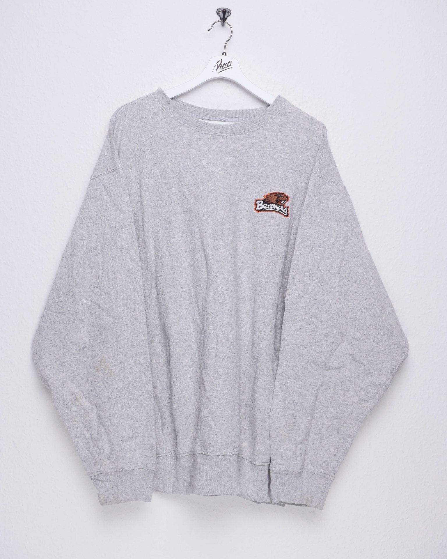 Oregon State Beavers embroidered Logo grey Sweater - Peeces