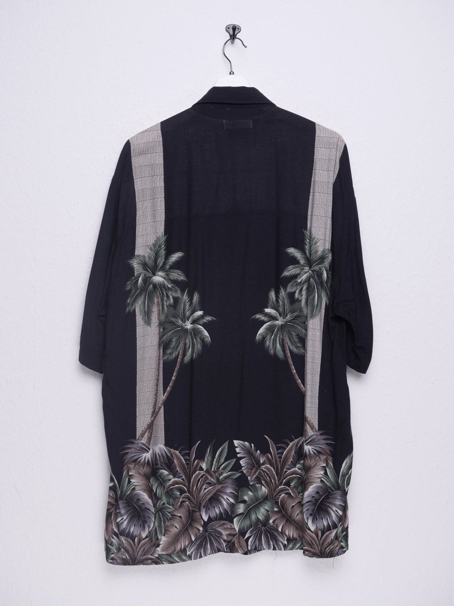 'Palm Trees' printed Pattern multicolored S/S Hemd - Peeces
