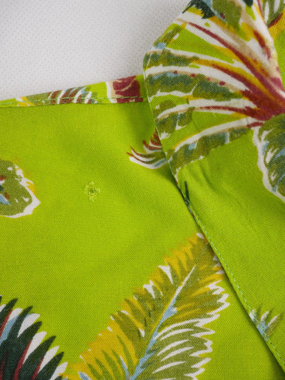 Palmtrees printed Graphic green S/S Hemd - Peeces