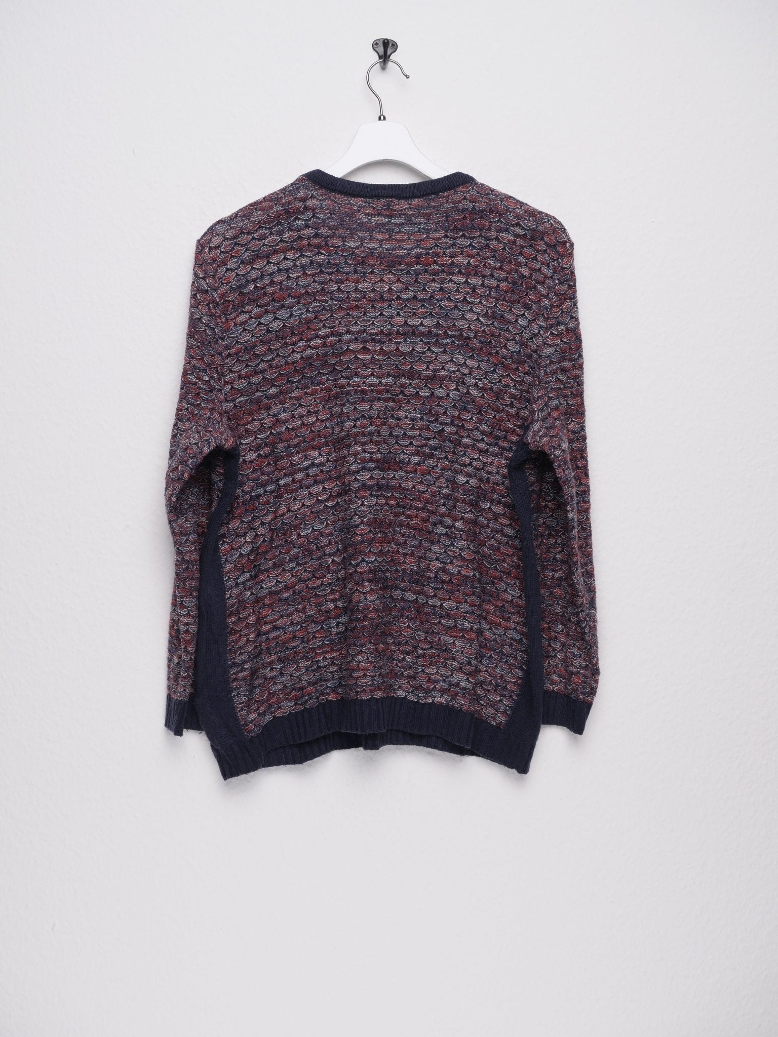 patterned Vintage Knit Sweater - Peeces