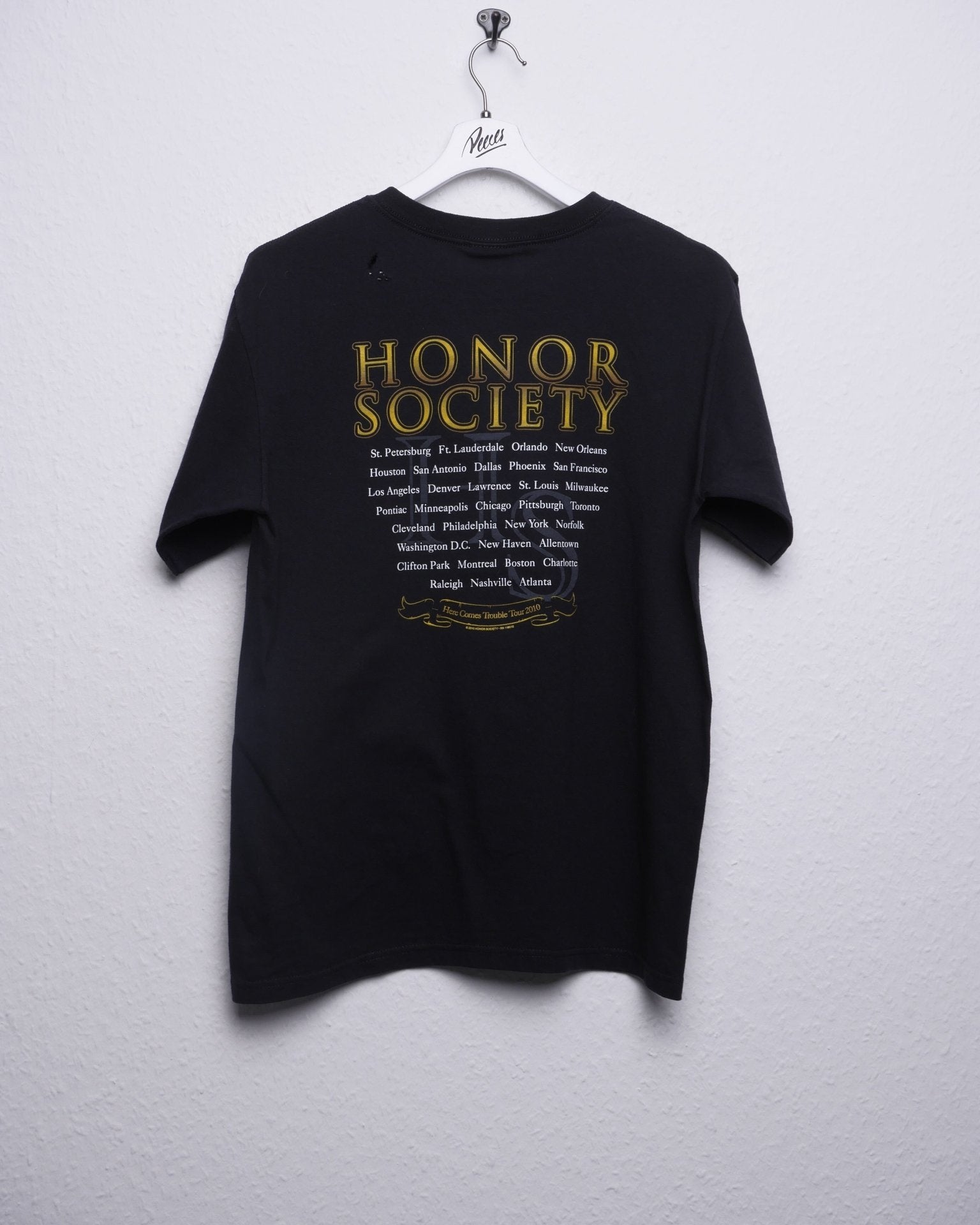 Peeces x Eamon Grey printed 'Honor Society' Band Graphic Shirt - Peeces