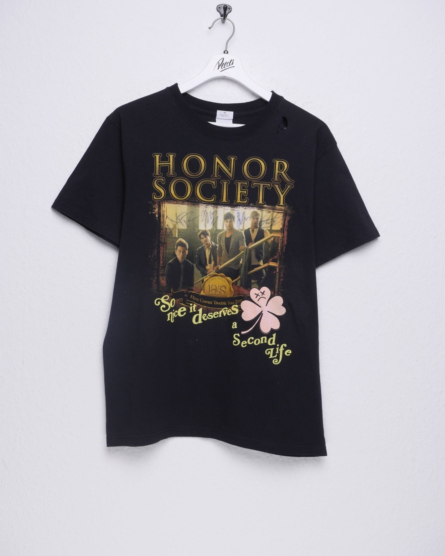 Peeces x Eamon Grey printed 'Honor Society' Band Graphic Shirt - Peeces
