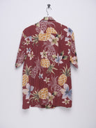 Pineapple Graphic Vintage Hawaii Kurzarm Hemd - Peeces