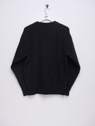 Plain Black Sweater - Peeces