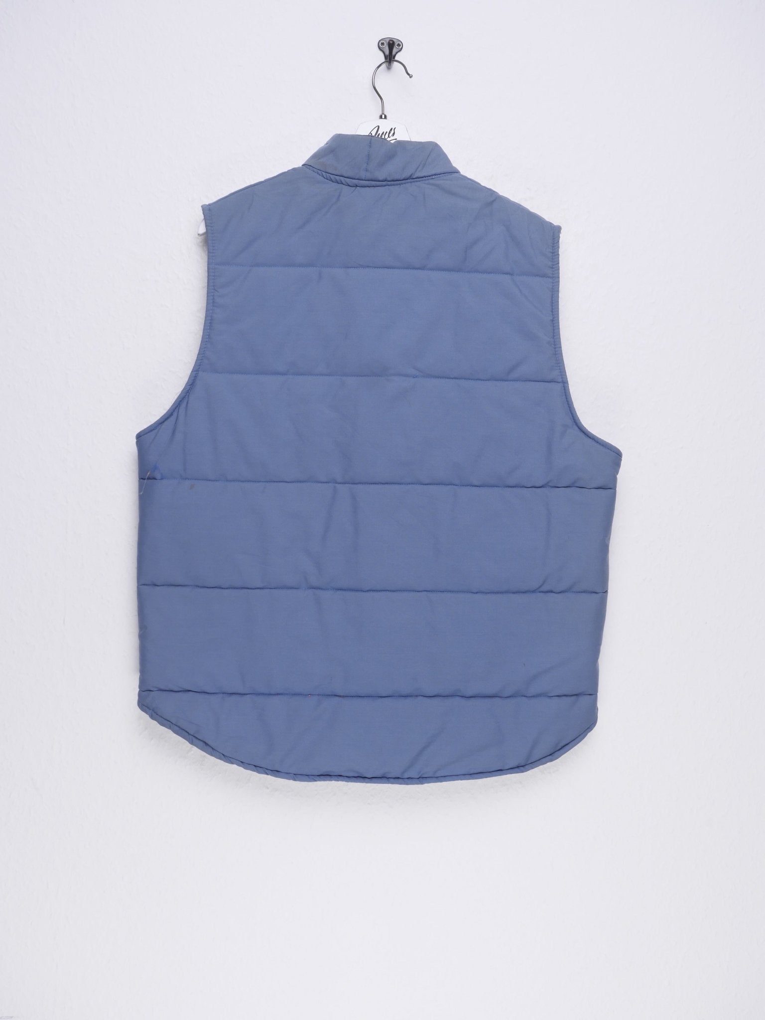 plain Vintage blue Vest Jacke - Peeces