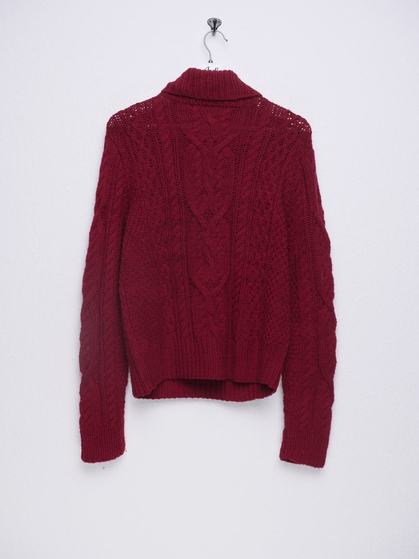 polo patterned wool turtle neck Sweater - Peeces