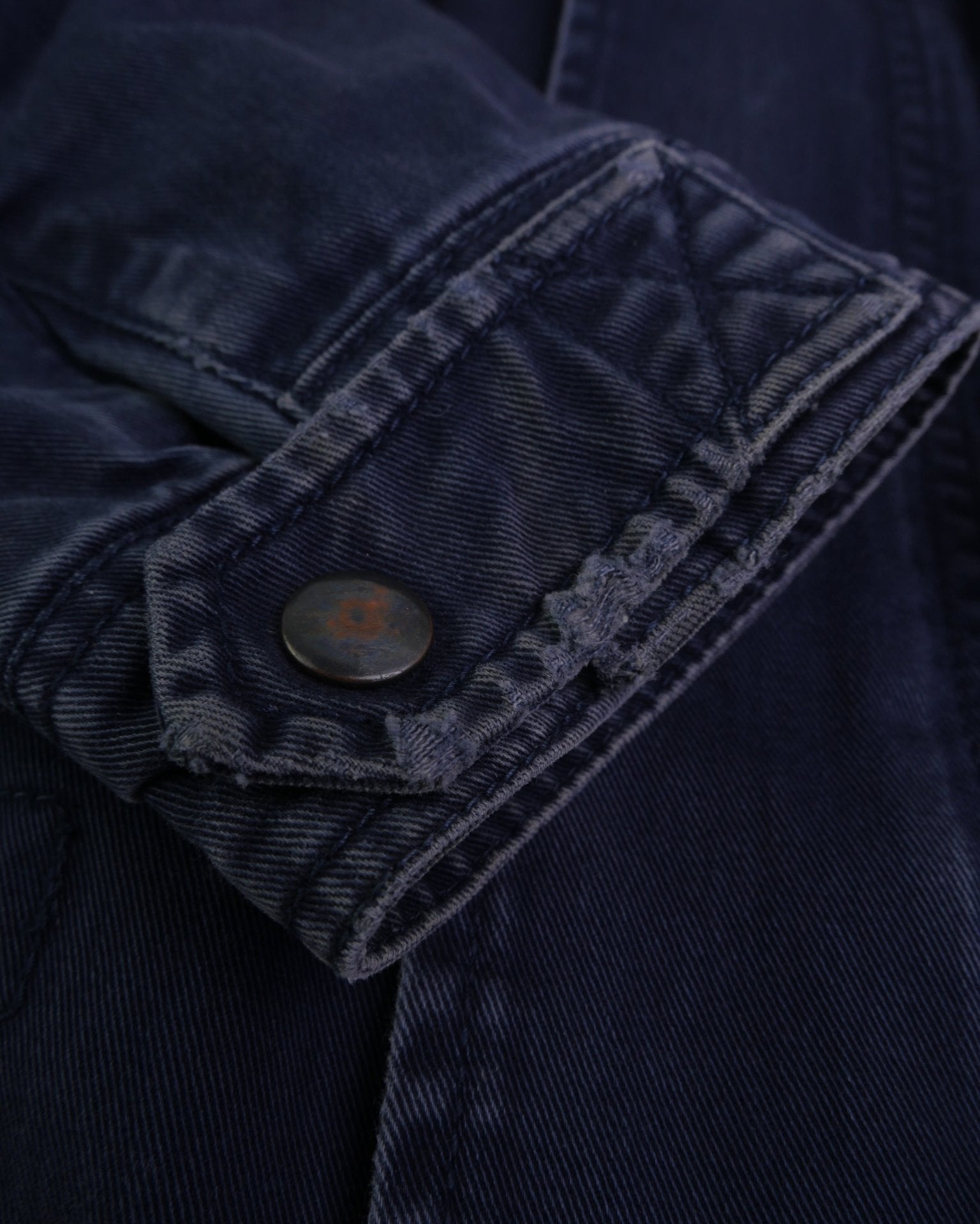 Polo Ralph Lauren embroidered Logo navy Vintage Jacke - Peeces