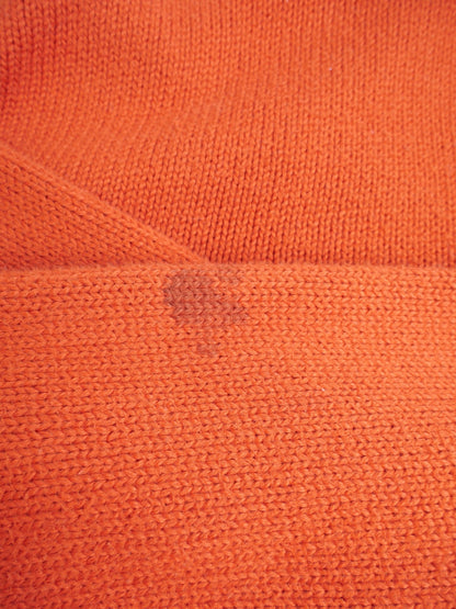 Polo Ralph Lauren embroidered Logo orange Half Zip Sweater - Peeces