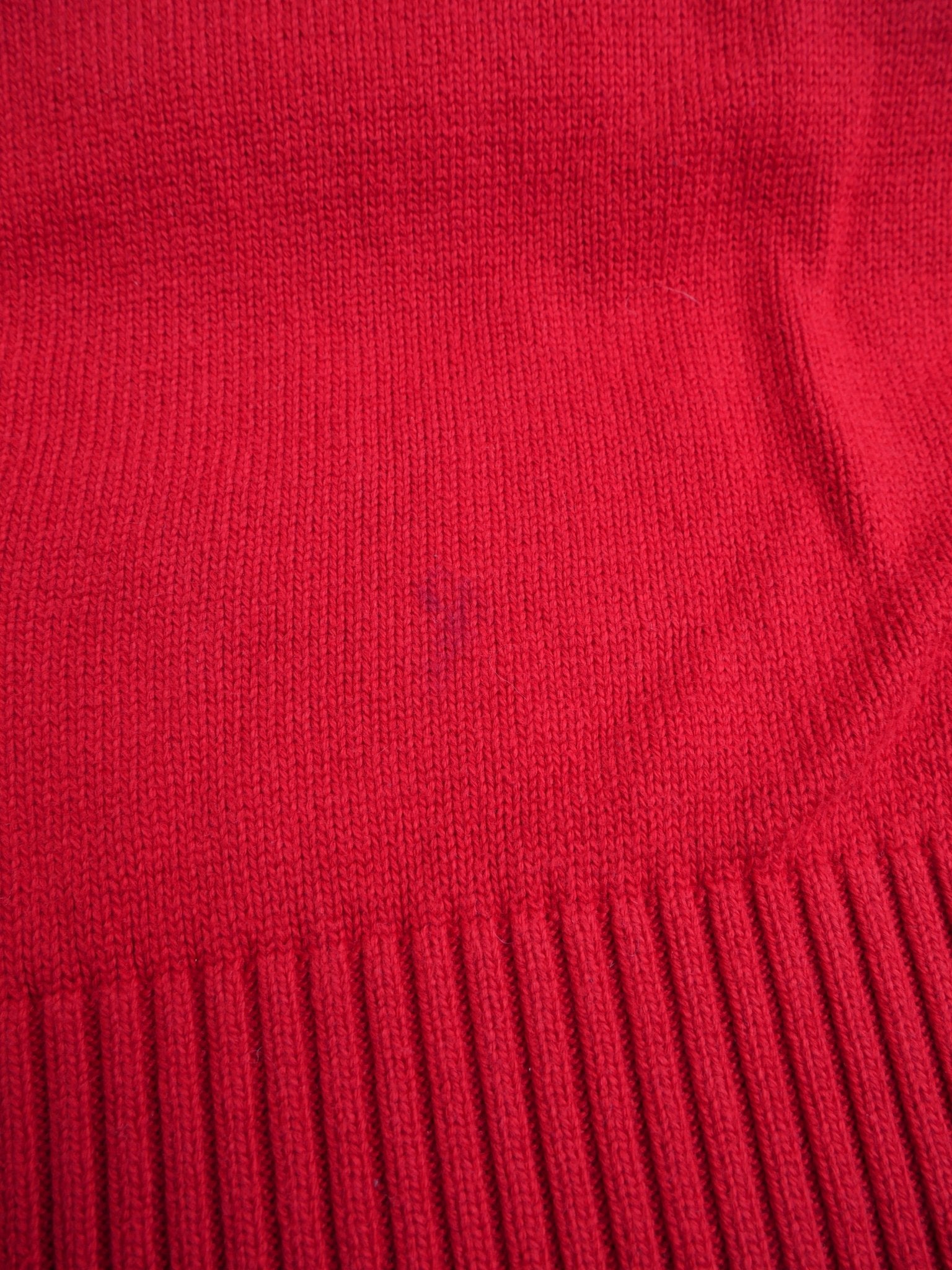Polo Ralph Lauren embroidered Logo red Half Buttoned Sweater - Peeces