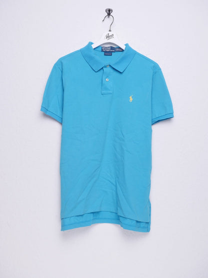 Polo Ralph Lauren embroidered Logo turquoise S/S Polo Shirt - Peeces