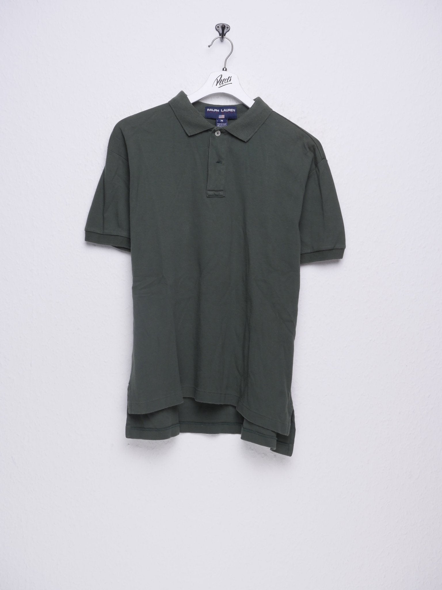 Polo Ralph Lauren Sport plain green Polo Shirt - Peeces