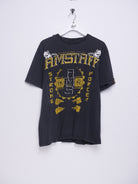 printed Amstaff Graphic washed black Shirt - Peeces