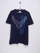 printed Big Logo 'Air Force' navy oversized Shirt - Peeces