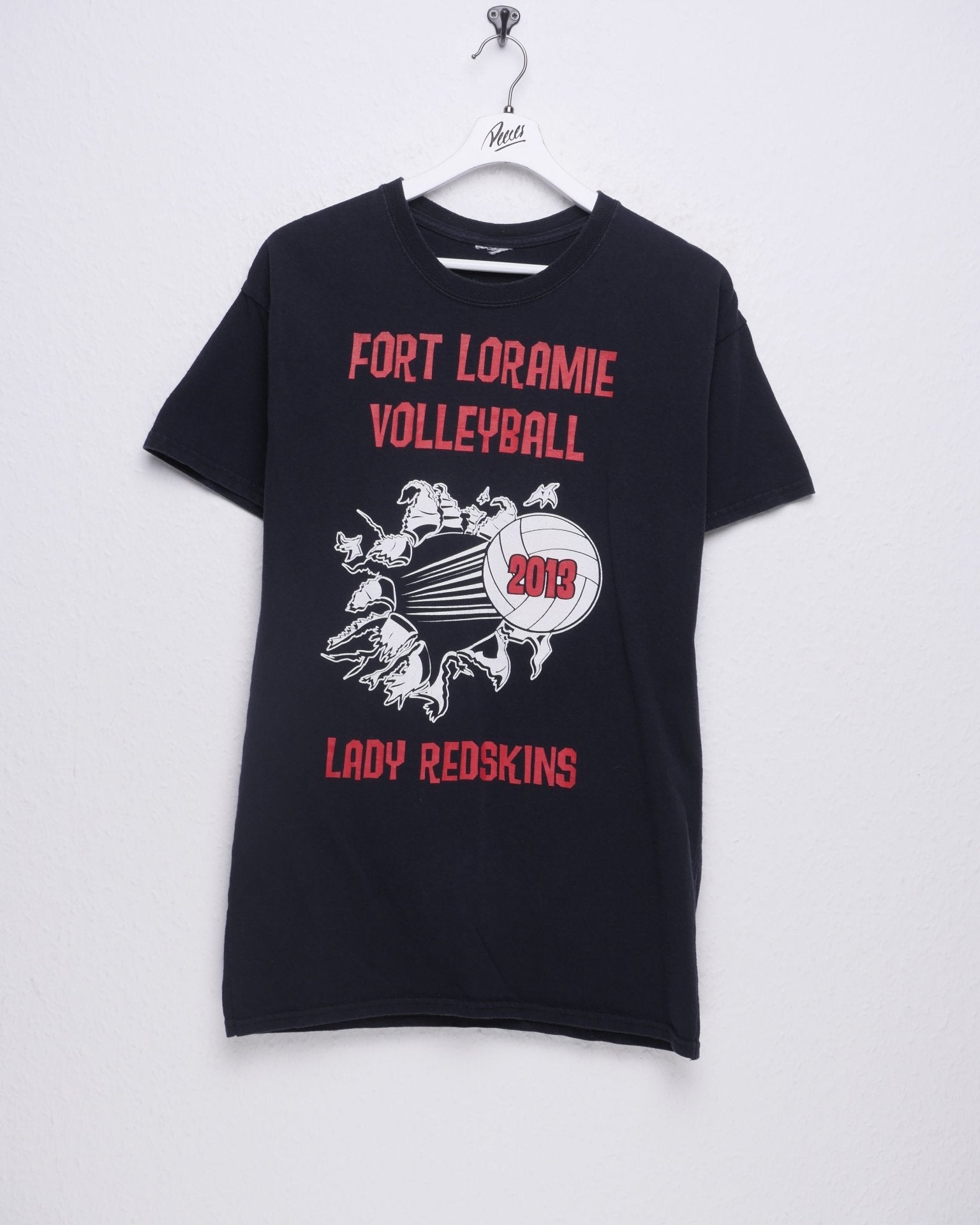 printed black Volleyball Shirt - Peeces