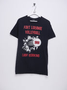 printed black Volleyball Shirt - Peeces