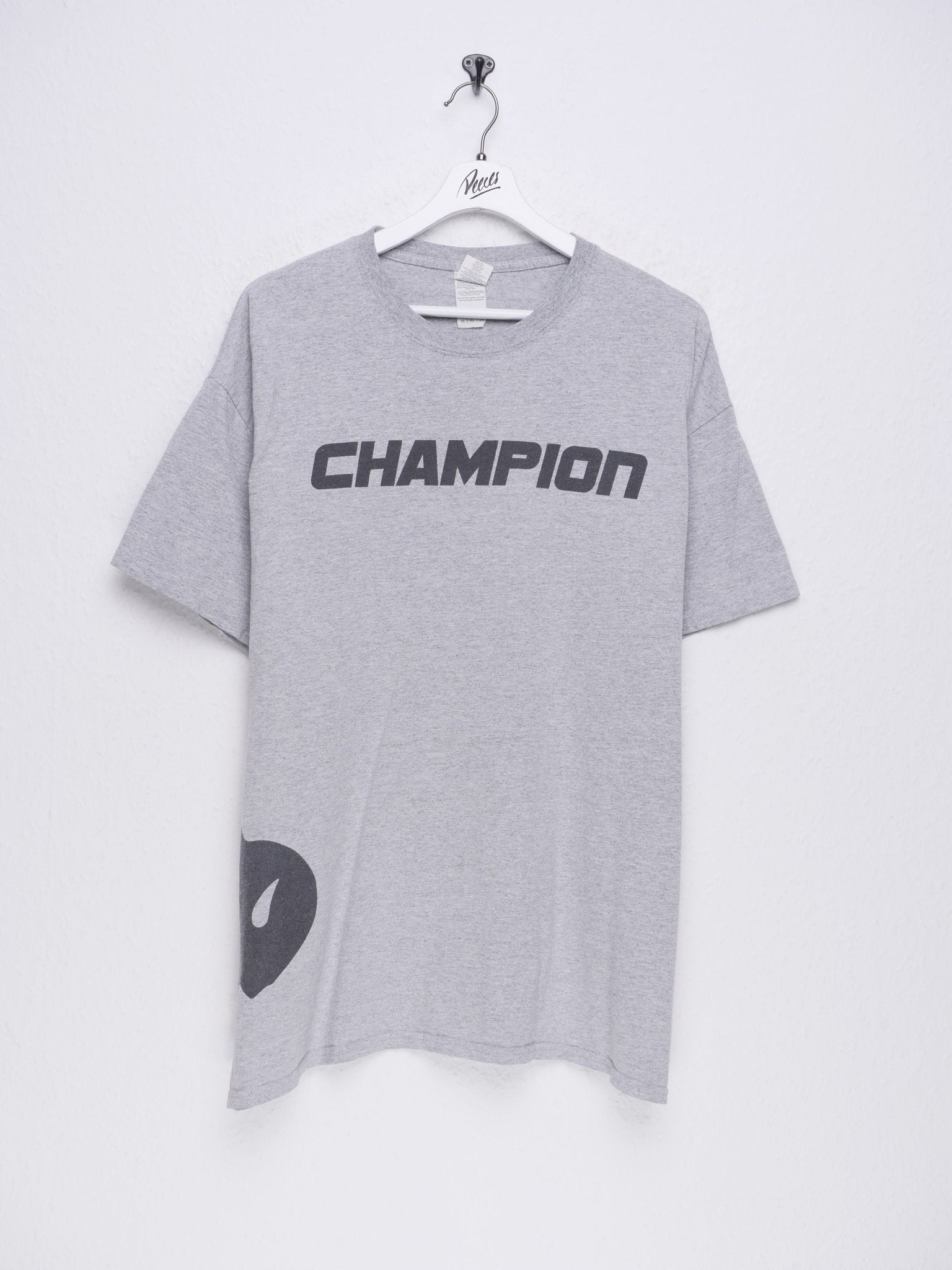 printed Champion grey Shirt - Peeces
