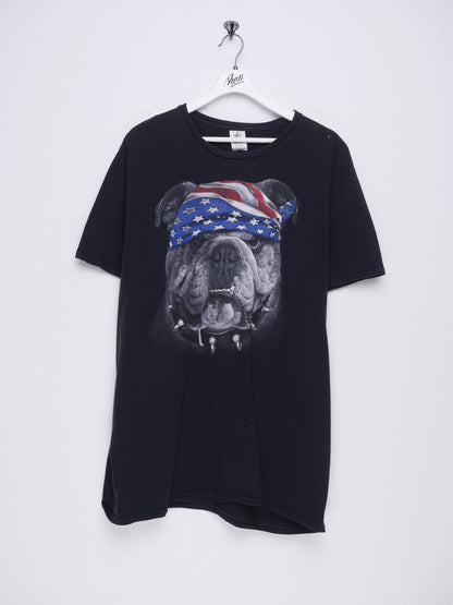 printed dog Graphic black Shirt - Peeces