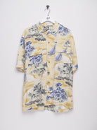 printed flower and sailor pattern S/S Hemd - Peeces