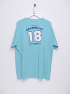 printed 'Game on' Logo turquoise oversized Shirt - Peeces