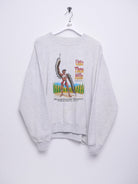 printed Graphic Vintage 'Mountainside Theatre' oversized grey Sweater - Peeces