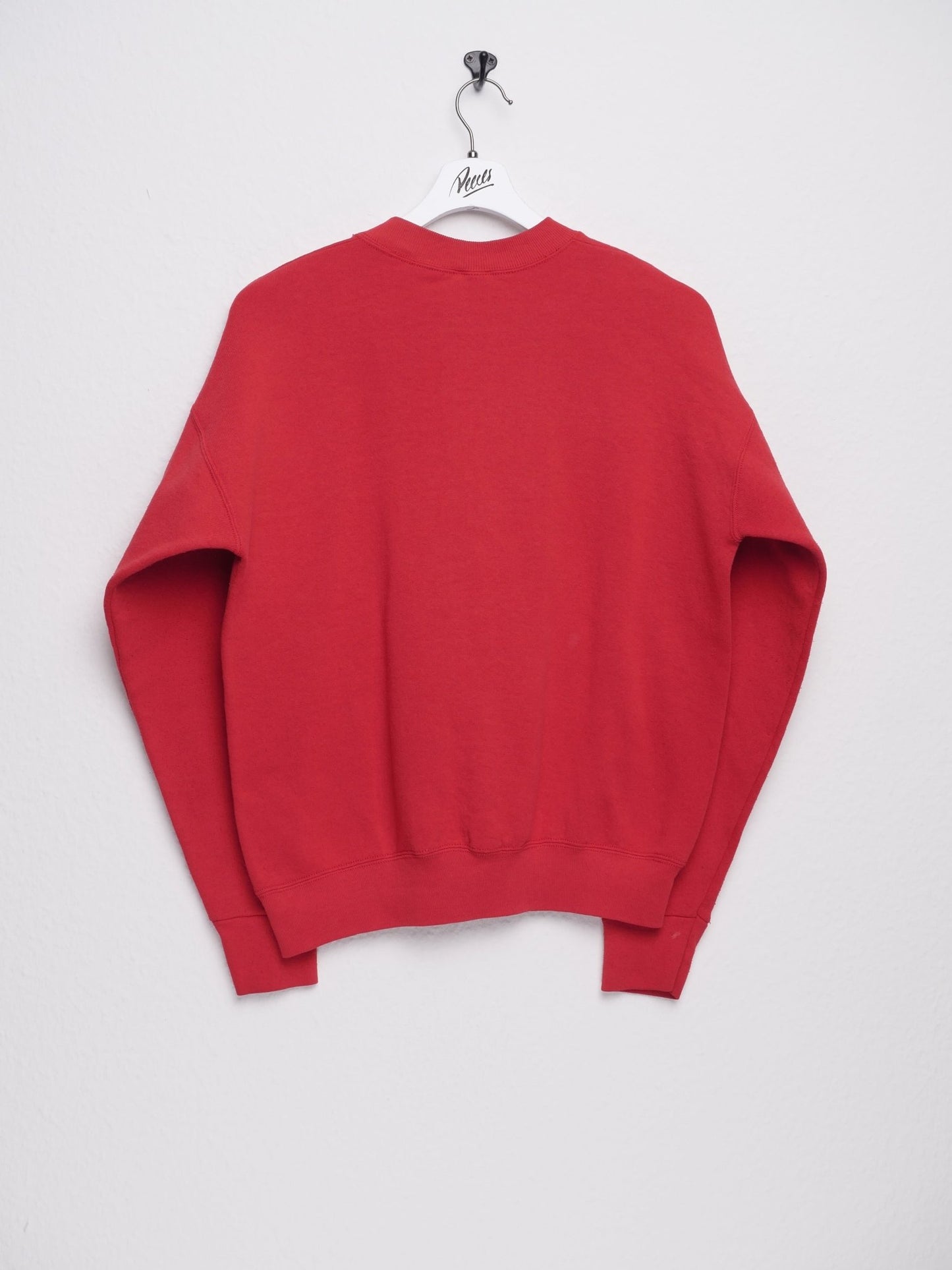 printed Lake View Logo red Sweater - Peeces