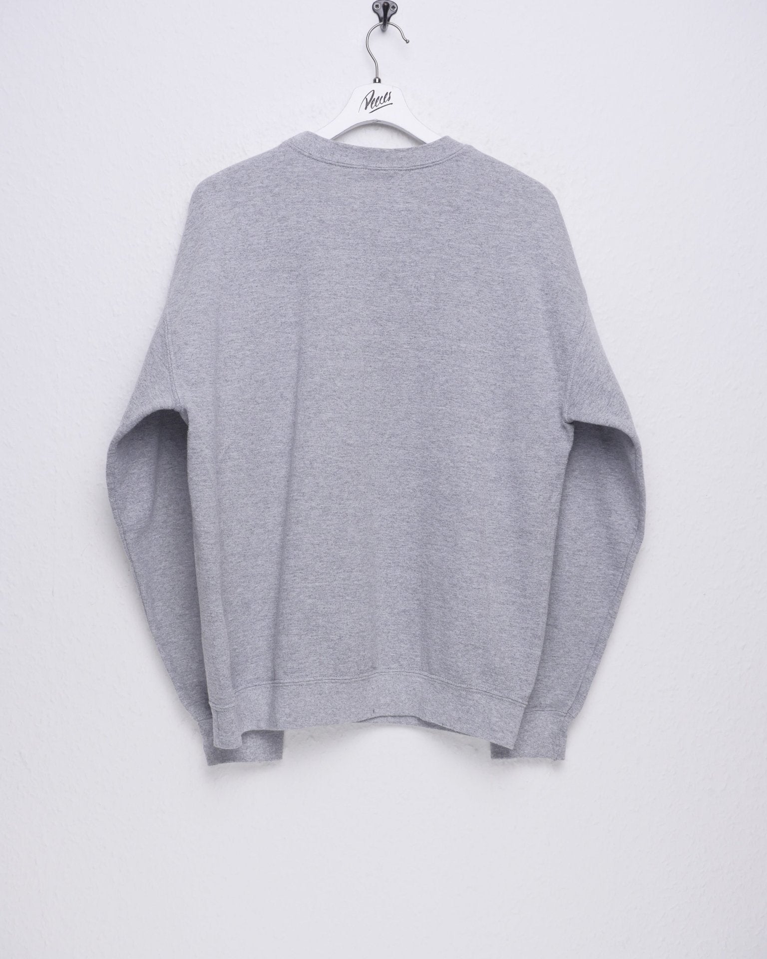 printed Logo basic grey Sweater - Peeces