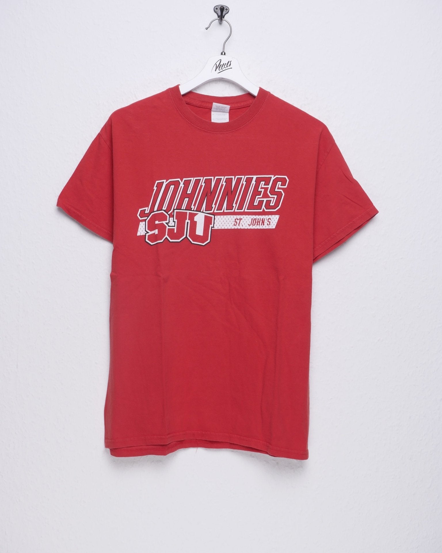 printed Logo red Shirt - Peeces