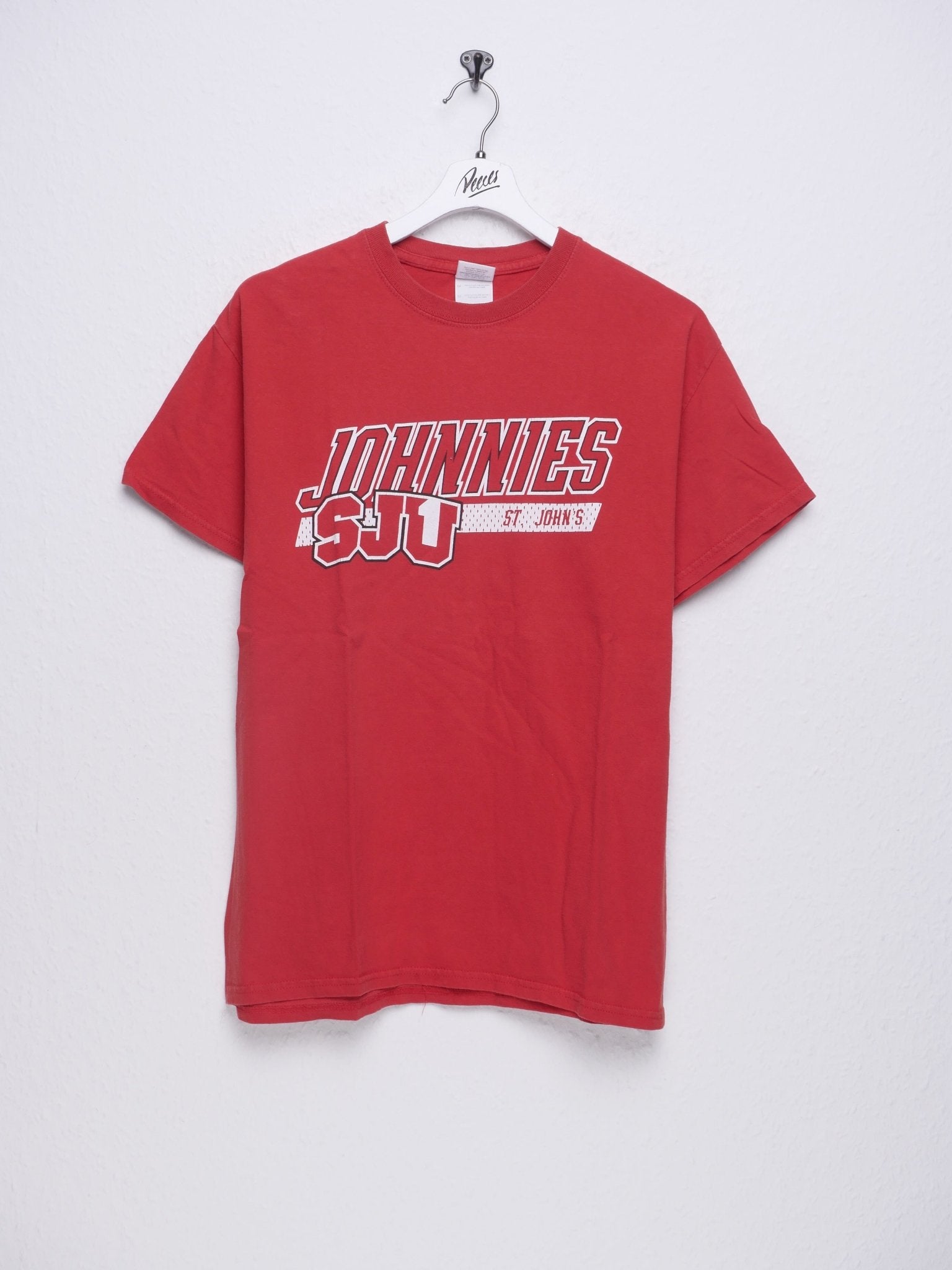 printed Logo red Shirt - Peeces