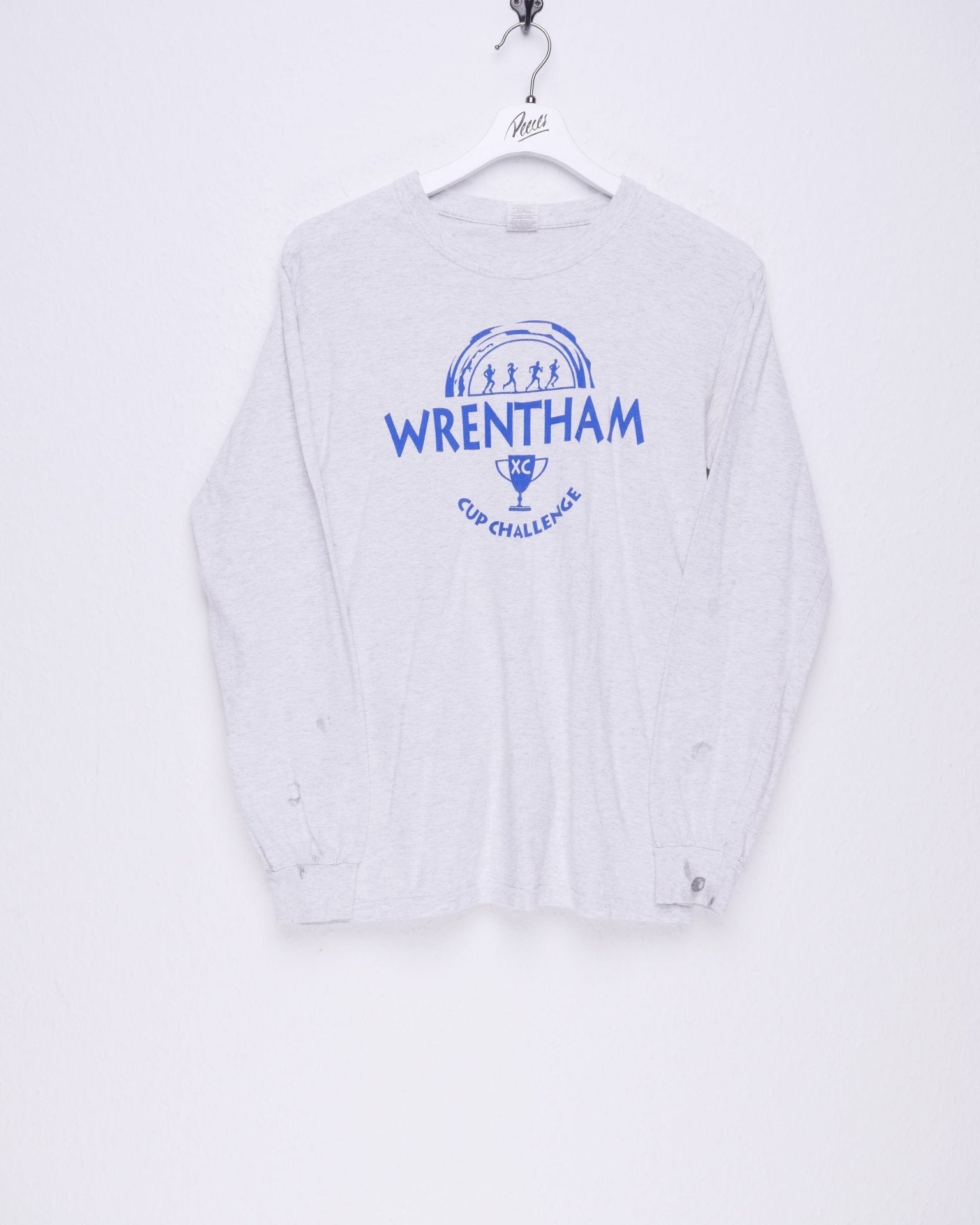 printed Logo 'Wrentham Cup Challenge' grey L/S Shirt - Peeces