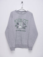 printed Michigan State Spellout Vintage Sweater - Peeces