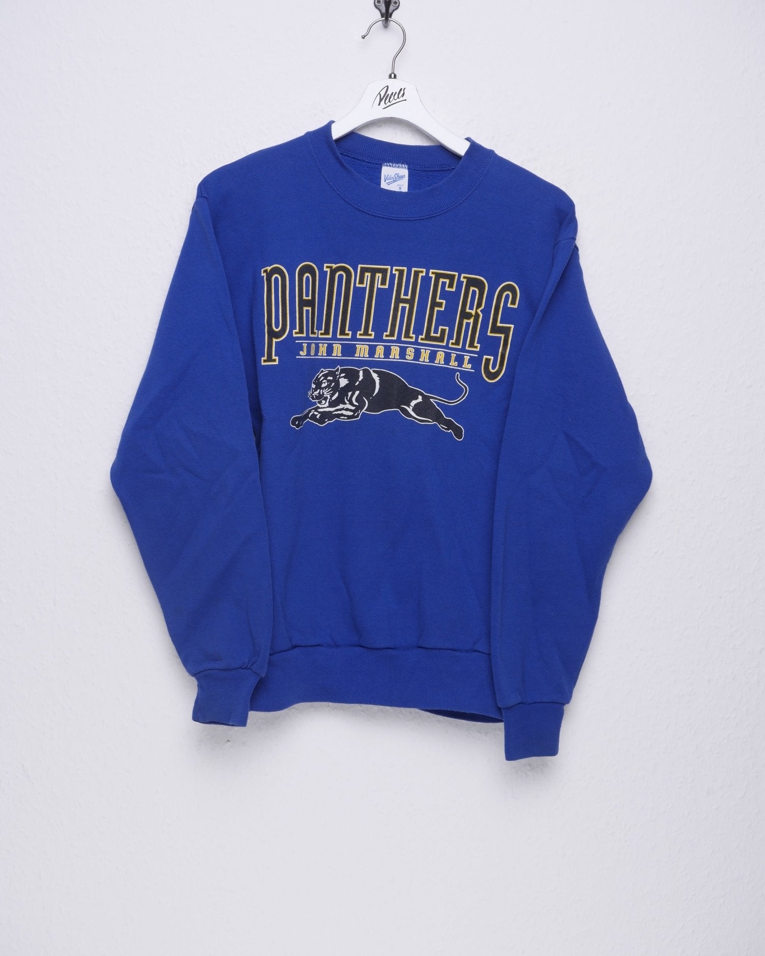 printed Panthers NFL Logo blue Sweater - Peeces