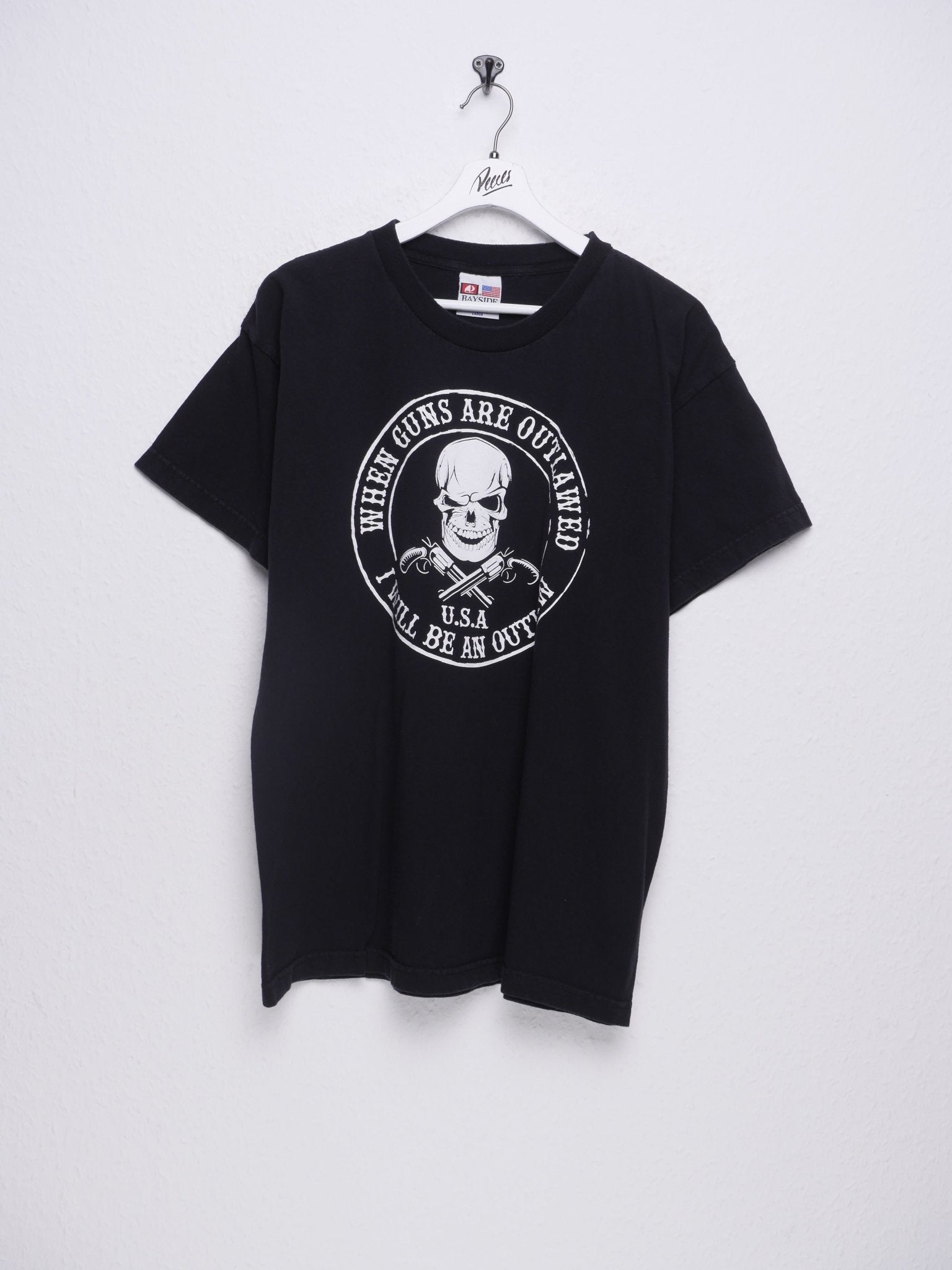 printed Skull Graphic black Shirt - Peeces