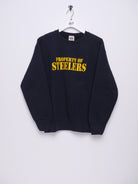 printed Steelers Spellout black Sweater - Peeces