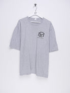 printed Varsity Soccer grey Shirt - Peeces