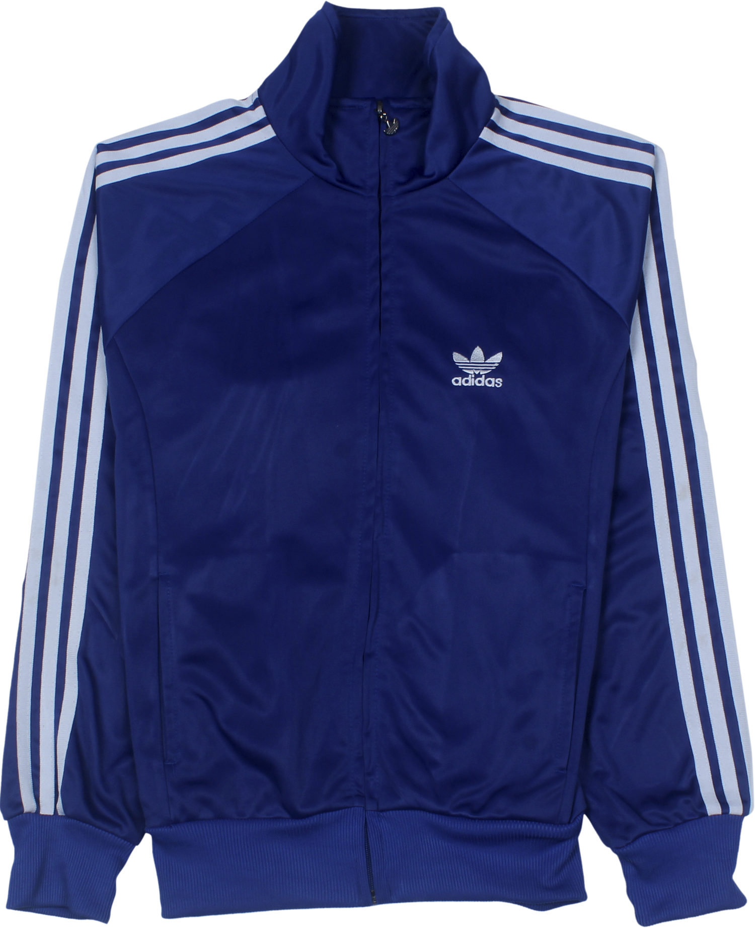 Adidas Zip Pullover blau