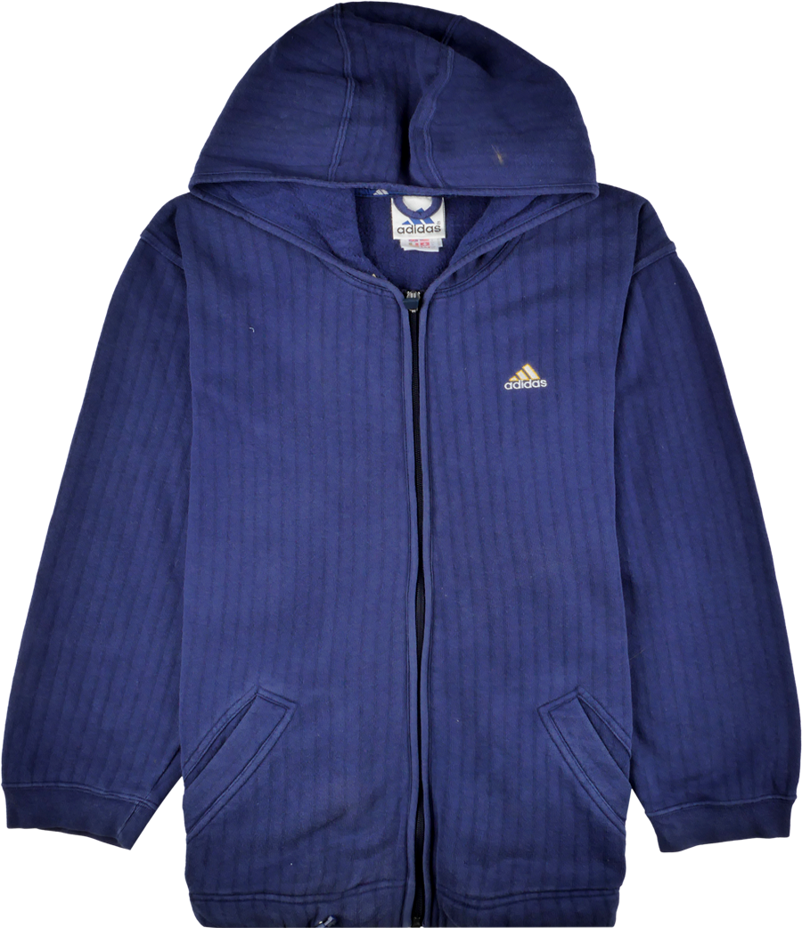 Adidas Zip Pullover blau