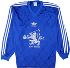 Adidas Langarm Hemd blau