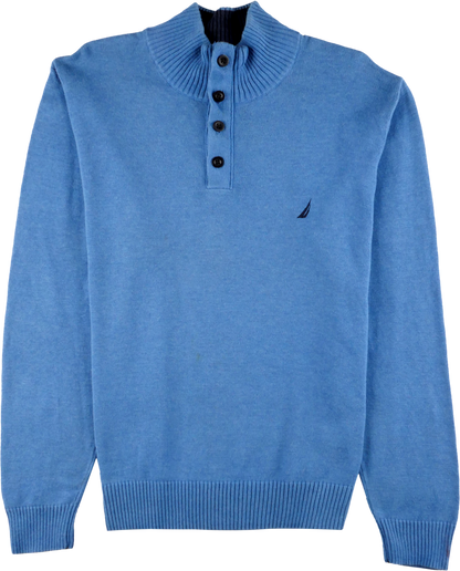 Nautica Half Zip Pullover blau
