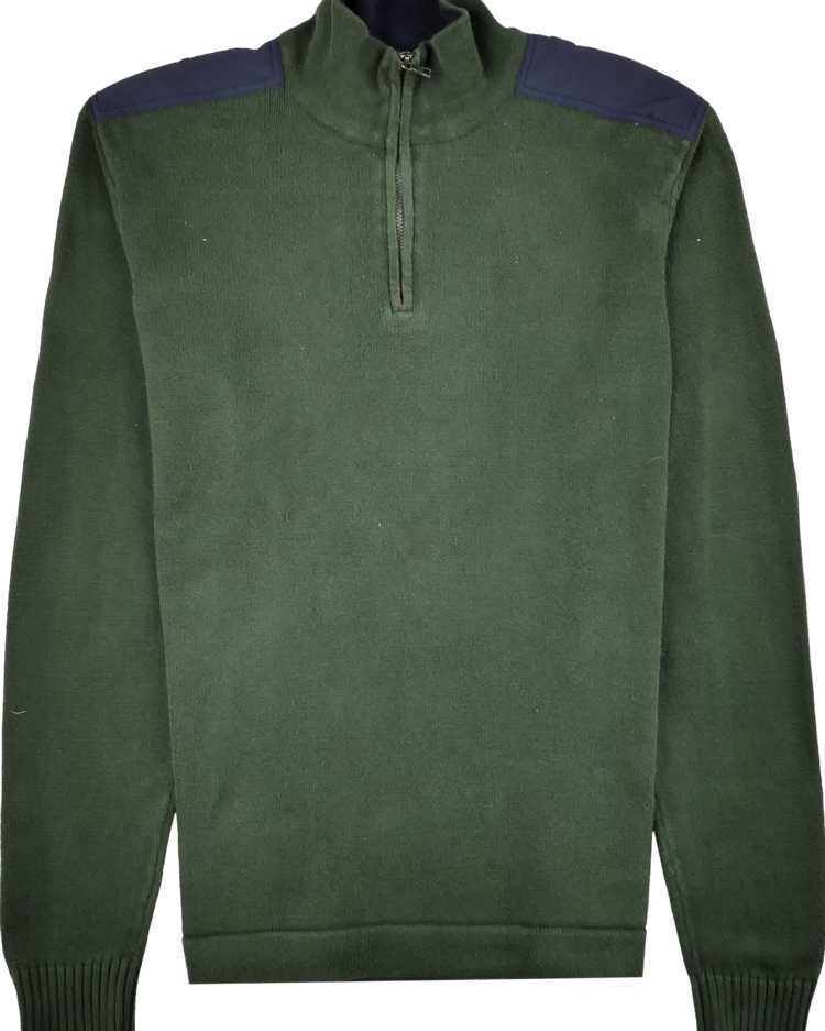 Nautica Half Zip Pullover grün