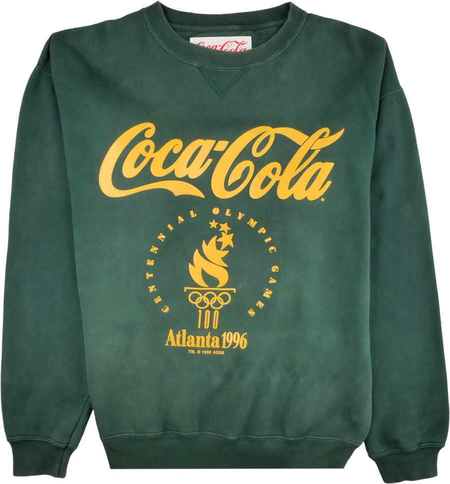 Coca-cola Pullover grün