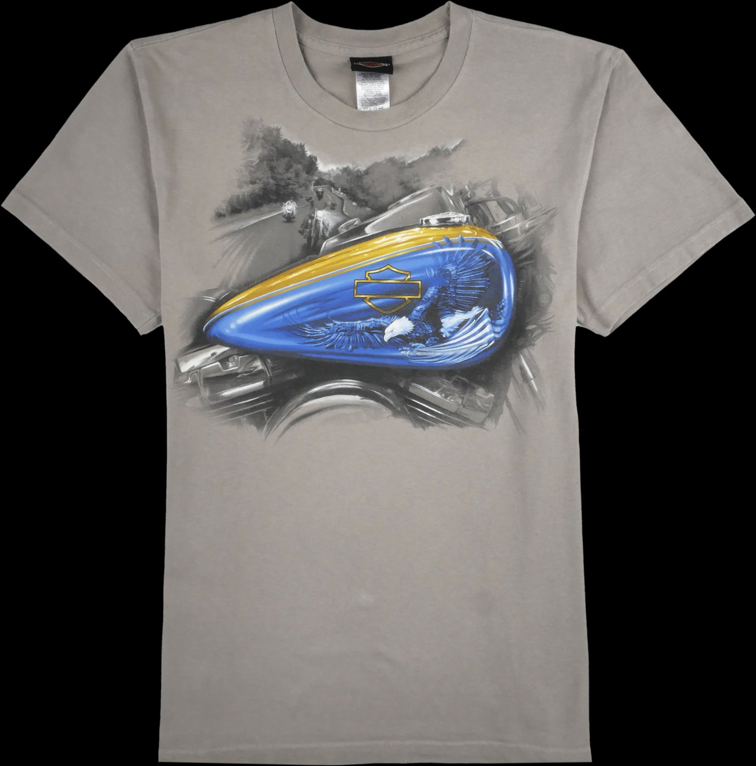 Harley Davidson Grafik T-Shirt grau
