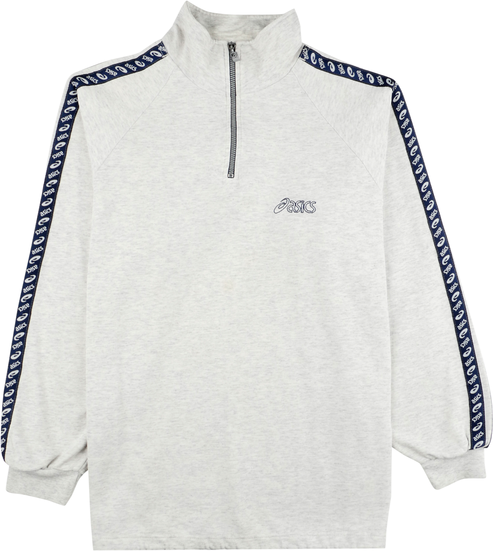 Asics Half Zip Pullover weiß