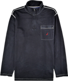 Nautica Half Zip Pullover schwarz