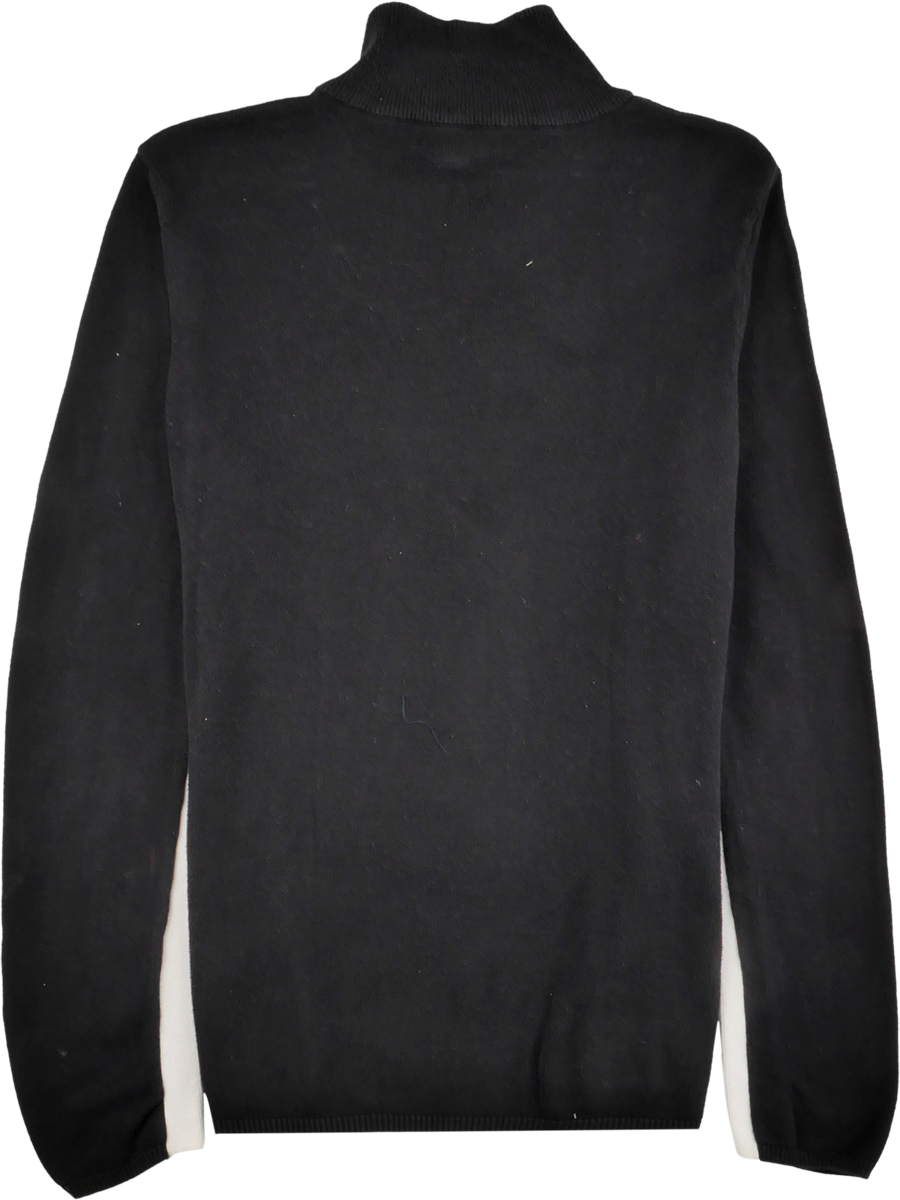 Tommy Hilfiger black half zip sweater