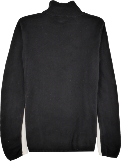 Tommy Hilfiger black half zip sweater