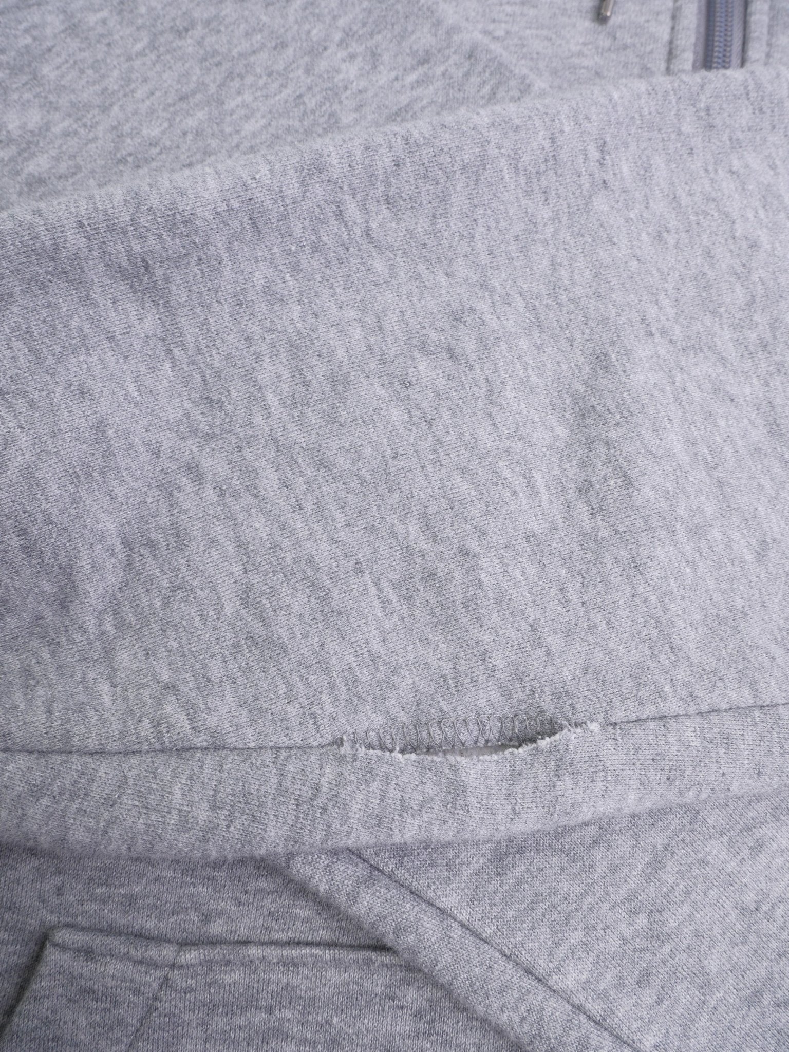 Puma embroidered Logo grey basic Full Zip Hoodie - Peeces
