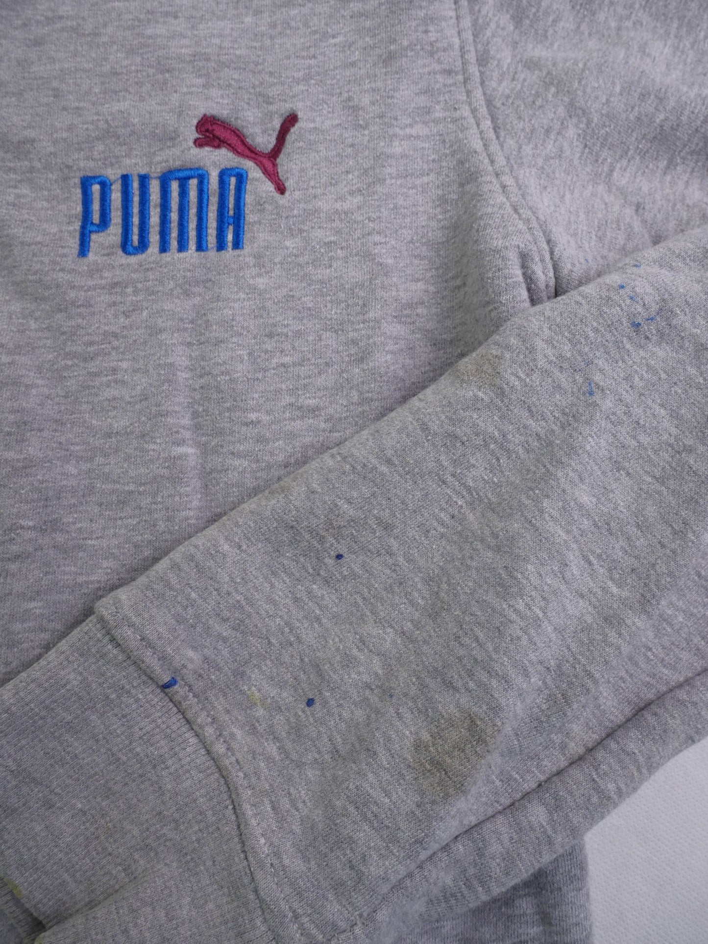 Puma embroidered Spellout Vintage Zip Hoodie - Peeces